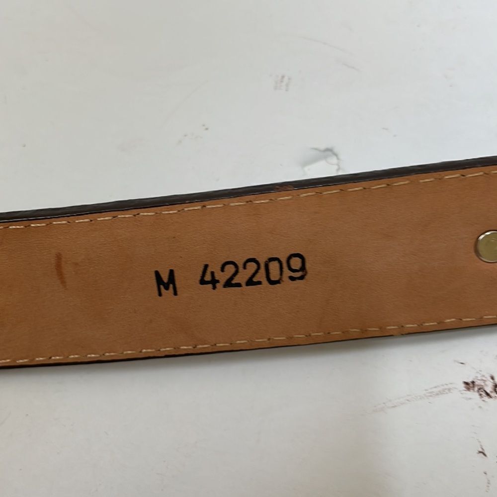 VINTAGE BRIGHTON BELT IN BROWN LEATHER WITH SILVER MEDALLIONS‎ - Picture 7 of 8